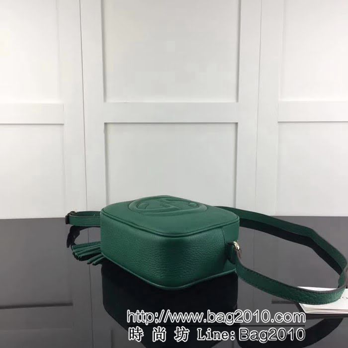 GUCCI古馳頂級原單 專櫃品質 實物實拍 綠色 308364單肩斜挎包 HY1000